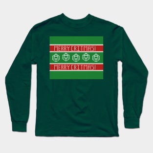 Merry Critmas | D&D Christmas Jumper Long Sleeve T-Shirt